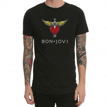 Cool Bon Jovi Metal Rock T-shirt for Youth