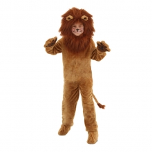 Cool Lion Cosplay Body Suits Kids Stage Performance Children's Day Brown Halloween 