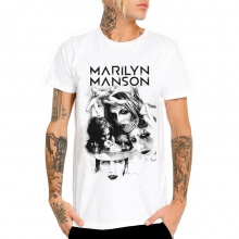 Cool Marilyn manson Áo phông trắng