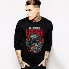 Cool Rock Music Team Killswitch Engage T-shirt Langærmet