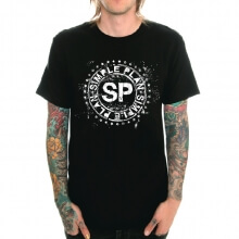 Cool Simple Plan Metallic Rock Print T-Shirt