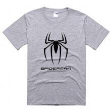 Mát mẻ spiderman logo t- shirt màu đen xxl tee