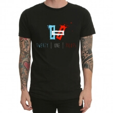 Cool Twenty One Pilots Rock Band T-Shirt til Ungdom