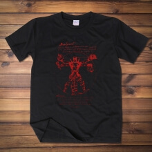 Yaratıcı Deadpool Kahraman Tee gömlek Siyah pamuk Tshirt 