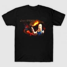 Daenerys Targaryen과 그녀의 용 Tshirt