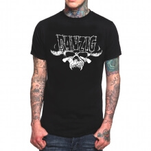 Danzig Band Rock T-Shirt Czarny Heavy Metal Tee