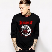 Devourment Long Sleeve T-Shirt Rock Tee for Mens