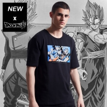 Dragon Ball Super T-shirt Son Goku Vegeta Chiến đấu Tee Shirt Đối với cặp vợ chồng