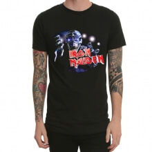 แฟชั่นเสื้อยืด Iron Maiden Rock สำหรับเยาวชน