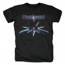 T-shirt con banda Stratovarius grafica Finlandia Hard Rock Metal Tees