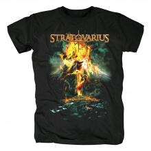 핀란드 Stratovarius 티셔츠 메탈 락 밴드 그래픽 티