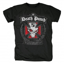 Five Finger Death Punch Band Legionary Tees California Skull Rock T-Shirt