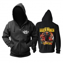 Five Finger Death Punch GOT YOUR SIX DATEBACK Hoodie Metal Rock sweat shirt