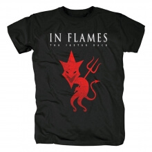 In FlamesジェスターレースTシャツスウェーデンメタルシャツ