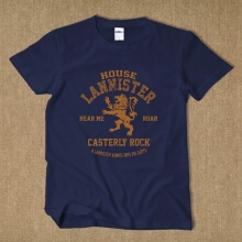 Jogo da casa Lannister dos tronos Camiseta