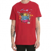 T-shirt rouge de tatouage de Ganesha