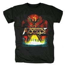 Alemanha Aceitar T-Shirt Gráfico Do Metal Do Punk Rock Band Tees