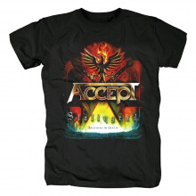 Germany Accept T-Shirt Metal Punk Rock Band Graphic Tees