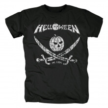 Tyskland Metal Rock Graphic Tees Bedste Helloween T-shirt