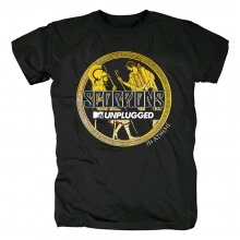 Tyskland Scorpions Band Mtv Unplugged T-shirt Metal Rock Shirts