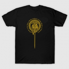 Gouden kleur Hand van King Tshirt