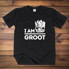 Guardiões da galáxia Groot T-shirt Vinho tinto