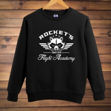 Guardians Rocket's Flight Academy Sweatshirt Black XXL Men Hoodie