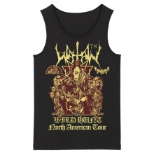 Hard Rock Black Metal Rock Sleeveless Graphic Tees Watain Tank Tops