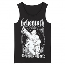 Hard Rock Sleeveless Graphic Tees Quality Behemoth Tank Tops