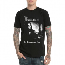 Tee Shirt in cotone nero Burzum pesante