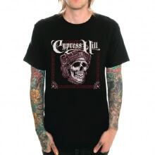 T-Shirt Hip Hop Cypress Hill Rock Band per Uomo