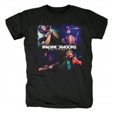 Forestil dig Dragons Night Visions Live T-shirt Us Rock Band skjorter