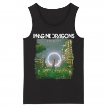 Imagine dragões sem mangas camisetas nós Rock mangas