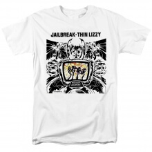 Ireland Rock Graphic Tees Classic Thin Lizzy Jailbreak T-Shirt