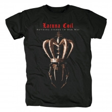 Italy Metal Graphic Tees Lacuna Coil T-Shirt