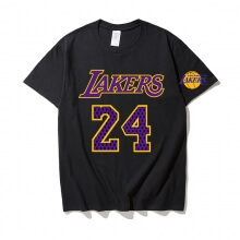 Lakers Kobe Bryant 24 Camisa Negra