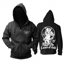 Cordeiro de Deus com capuz moletons nos Hard Rock Metal banda de música Hoodie