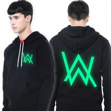 Cool lysende Alan Walker hoodie falmet pullover sweatshirt