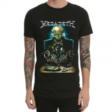 Megadeth Heavy Metal Rock T-Shirt Sort