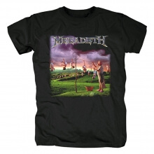 T-shirt de Megadeth Youthanasia nós metal Camisetas