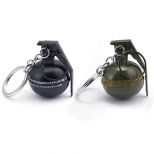 Metal fragment grenade grenade model Keychain Pubg