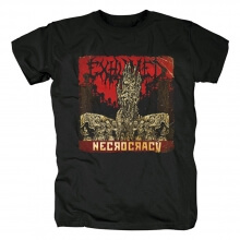 Metal Graphic Tees Cool Exhumed Necrocracy T-Shirt