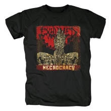 メタルグラフィックティーズCool Exhumed Necrocracy Tシャツ