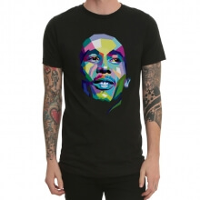 Metal Rock Bob Marley Baskı T-Shirt