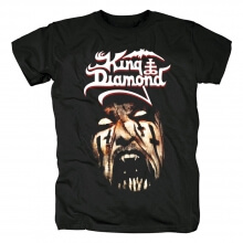 T-Shirt in metallo con diamanti King