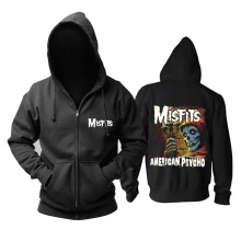 Misfits American Psycho Hoodie Hard Rock Punk Mikina s kapucí