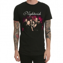 Nightwish Bandmitglieder T-Shirt Heavy Metal Black Tee