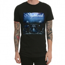 Nightwish Band Tshirt 펑크 스타일 블랙 티