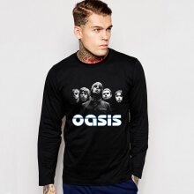 Oasis Long Sleeve Tshirt Rock Music Team XXL T