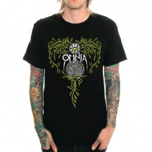 Omnia Rock T-Shirt Sort Heavy Metal Herre Tee